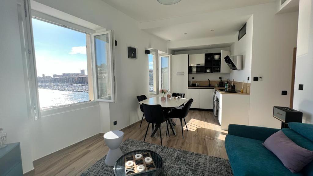 Ferienwohnung Face Au Vieux Port Vue 180 De Notre Dame Au Panier Marseilles Exterior foto