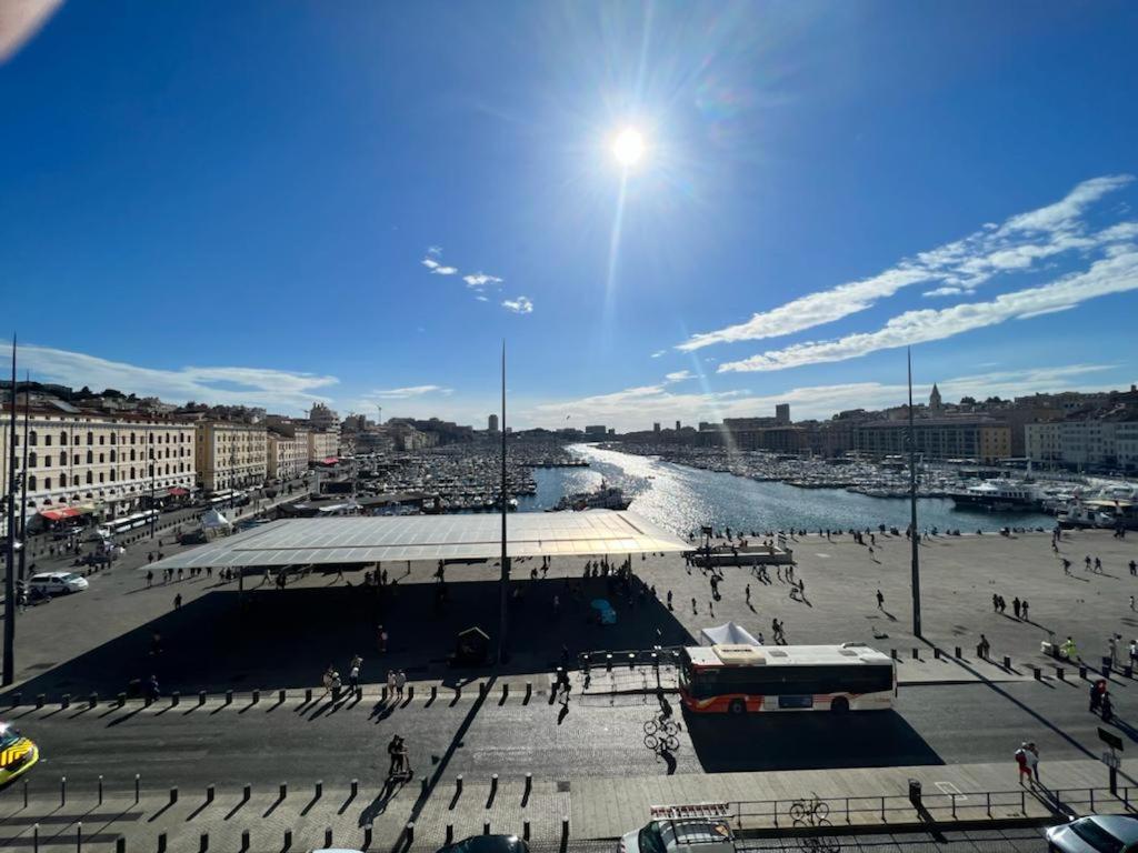 Ferienwohnung Face Au Vieux Port Vue 180 De Notre Dame Au Panier Marseilles Exterior foto