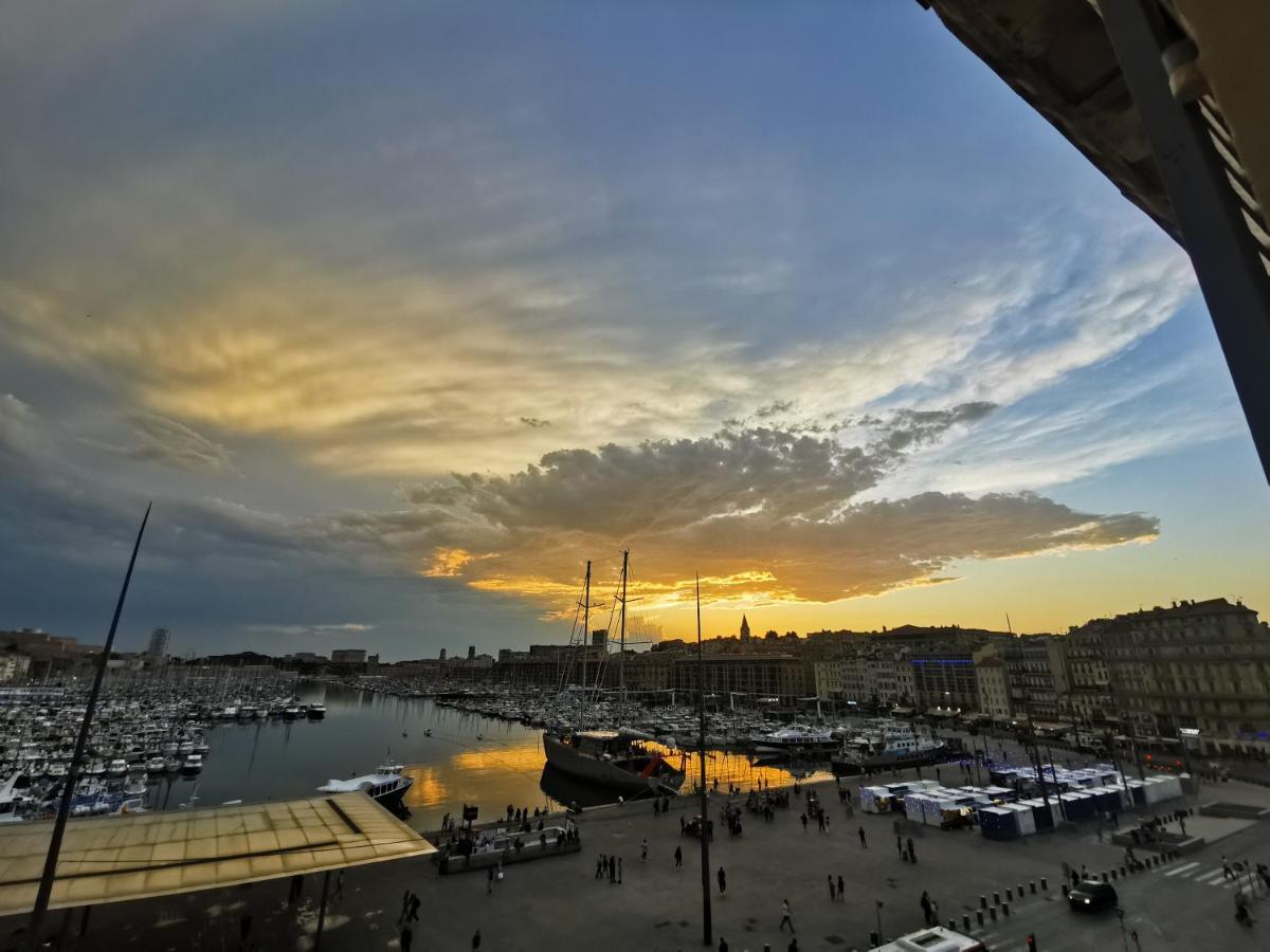 Ferienwohnung Face Au Vieux Port Vue 180 De Notre Dame Au Panier Marseilles Exterior foto